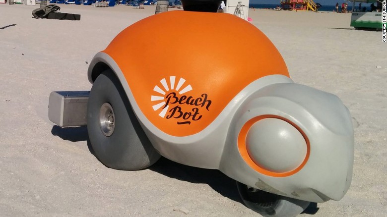 Disney&#39;s newest robot is designed to bring characters to life on beaches.