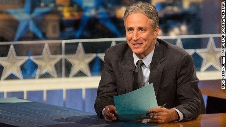 AUSTIN, TX - OCTOBER 28:  Host Jon Stewart at &amp;quot;The Daily Show with Jon Stewart&amp;quot; covers the Midterm elections in Austin with &amp;quot;Democalypse 2014: South By South Mess&amp;quot; at ZACH Theatre on October 28, 2014 in Austin, Texas.  (Photo by Rick Kern/Getty Images for Comedy Central)