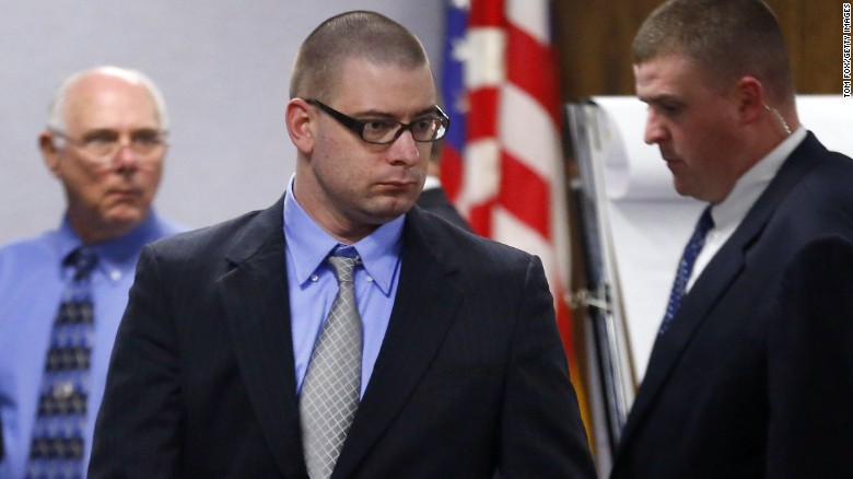 STEPHENVILLE, TX - FEBRUARY 11: Former Marine Cpl. Eddie Ray Routh walks to his seat during the capital murder trial of former Marine Cpl. Eddie Ray Routh at the Erath County Donald R. Jones Justice Center February 11, 2015 in Stephenville, Texas. February 11, 2015 in Stephenville, Texas. Eddie Ray Routh, 27, of Lancaster, Texas is charged with the 2013 deaths of former Navy SEAL Chris Kyle and his friend Chad Littlefield at a shooting range near Glen Rose, Texas. 