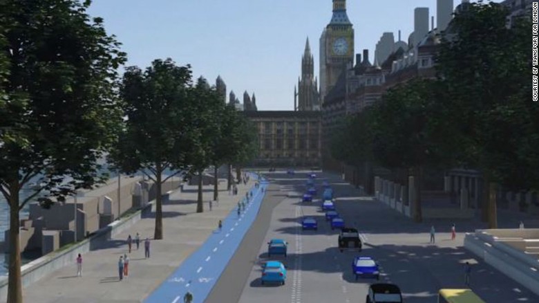 London is now counting on the bicycle as a true transport solution. The city's mayor Boris Johnson has pushed through a proposal for a 24km segregated bike path that will connect the east and the west of the city by 2016.