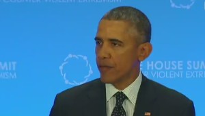 Obama: We can&#39;t waver in fight against terrorist groups