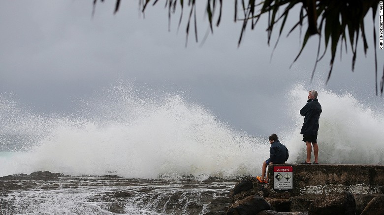 Tropical Cyclone Marcia weakens but remains dangerous in Australia.