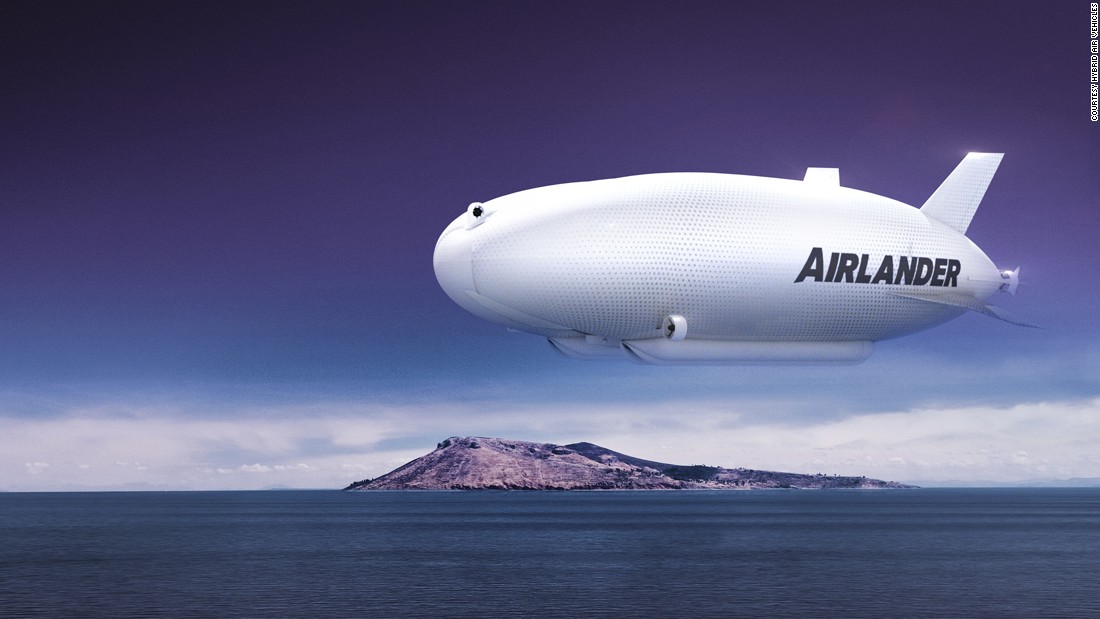 Το 2014 βρετανική εταιρεία σχεδιασμού Hybrid Air Οχήματα έφερε αερόπλοια πίσω στη μόδα με ένα σχέδιο για την Airlander 10, ένα 92-μετρητή μήκους αερόπλοιο γεμάτο με ήλιο. 
