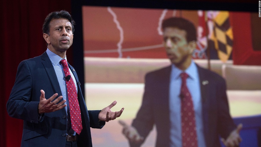 Bobby Jindal took the stage on Thursday.