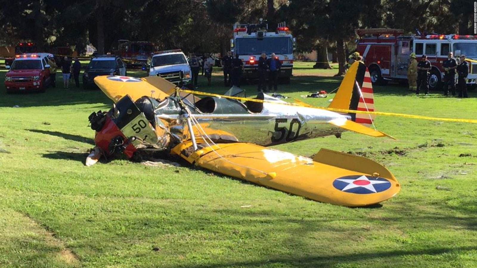 harrison ford plane crash: video shows moment star wars star'