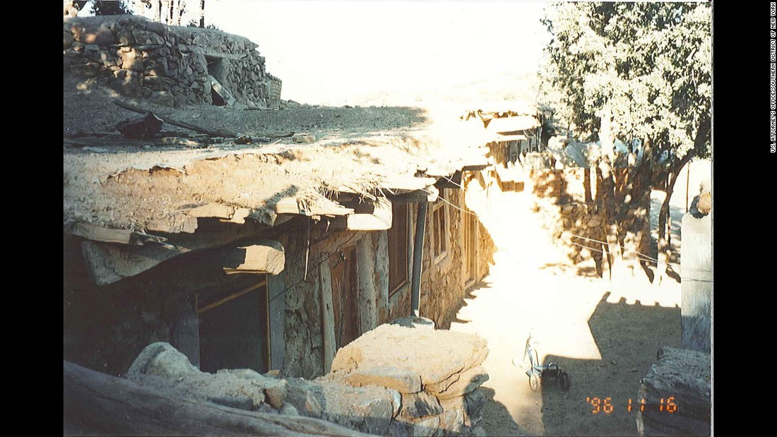 The exterior of bin Laden&#39;s hideaway was made of mud and stone.