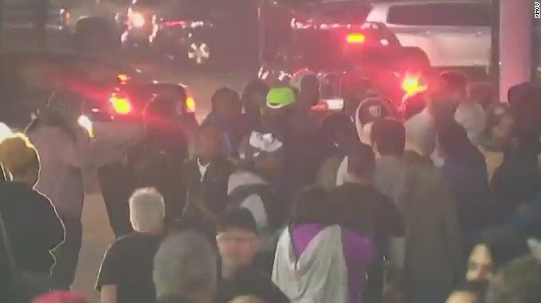 Violence erupts in Ferguson, Missouri, after resignation of police chief