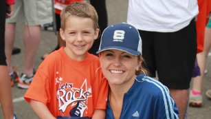 Hillary Whittingon and her son, Ryland, who is now 7.