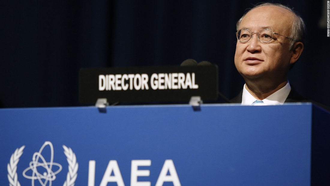 Yukiya Amano is director general of the International Atomic Energy Agency, the U.N.'s nuclear watchdog.