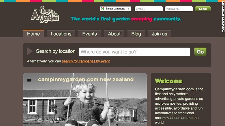 If you have space in your garden, why not charge travelers to camp in it? The free-to-use website recently debuted "glamping" options, like yurts, bell tents, shanties and shacks of all kinds.