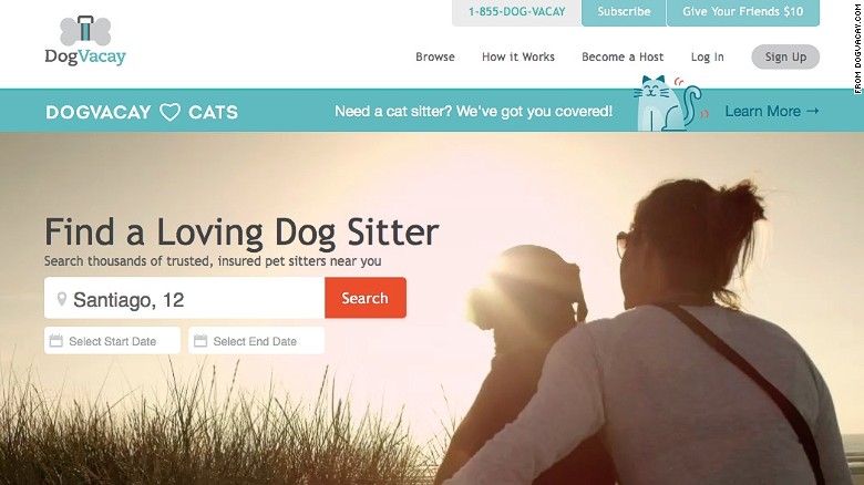 No more depressed dog and big kennel bill greeting you when you come back from vacation. This site places dogs with nearby caregivers who will send daily photos of your pet.