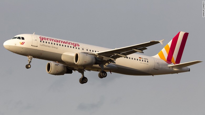 Image #: 35740687    (150324) -- BEIJING, March 24, 2015 (Xinhua) -- This undated file photo shows the Airbus A320 of the German airline Germanwings. An Airbus A320 of the German airline Germanwings crashed Tuesday in Alpes-de-Haute-Provence, Southern France, on March 24, 2015, BFMTV reported, citing a local police source. The ill-fated passenger jet with some 142 passengers and six crew members aboard was flying from Barcelona to Duesseldorf when the tragedy occurred. (Xinhua)       XINHUA/LANDOV