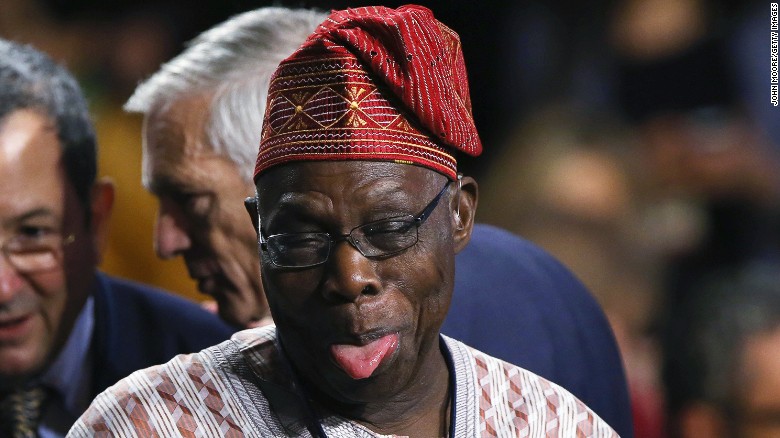 Ex-Nigerian president Olusegun Obasanjo.