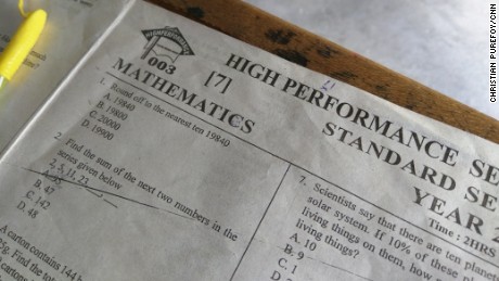 The school teaches mathematics, science and English. But it's an education that Al-Shabaab is trying to prevent the children from obtaining, according to Ndonye.﻿