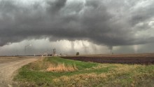 Tornadoes struck in Iowa, Illinois, Ohio