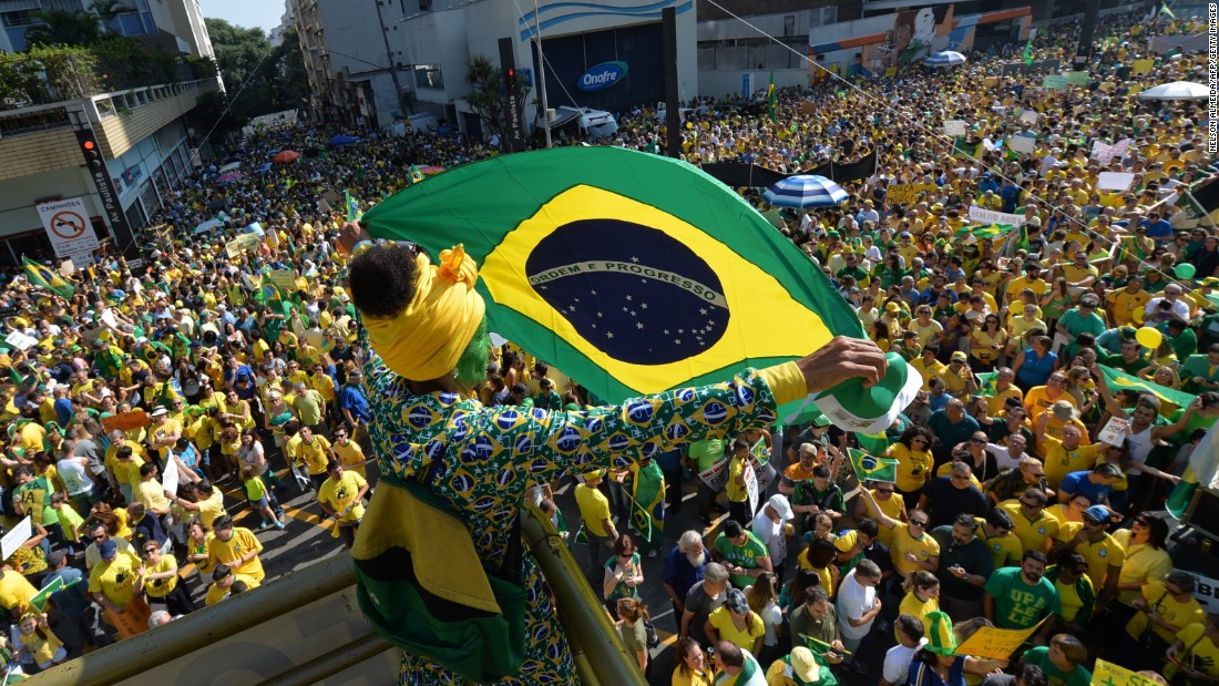 Brazil Protests Call For Dilma Rousseff S Impeachment