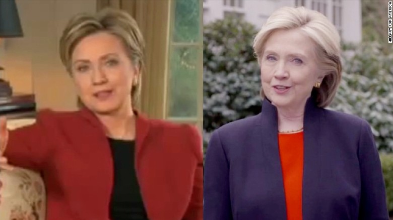 Hillary Clinton doing opposite in 2016 than in 2008 