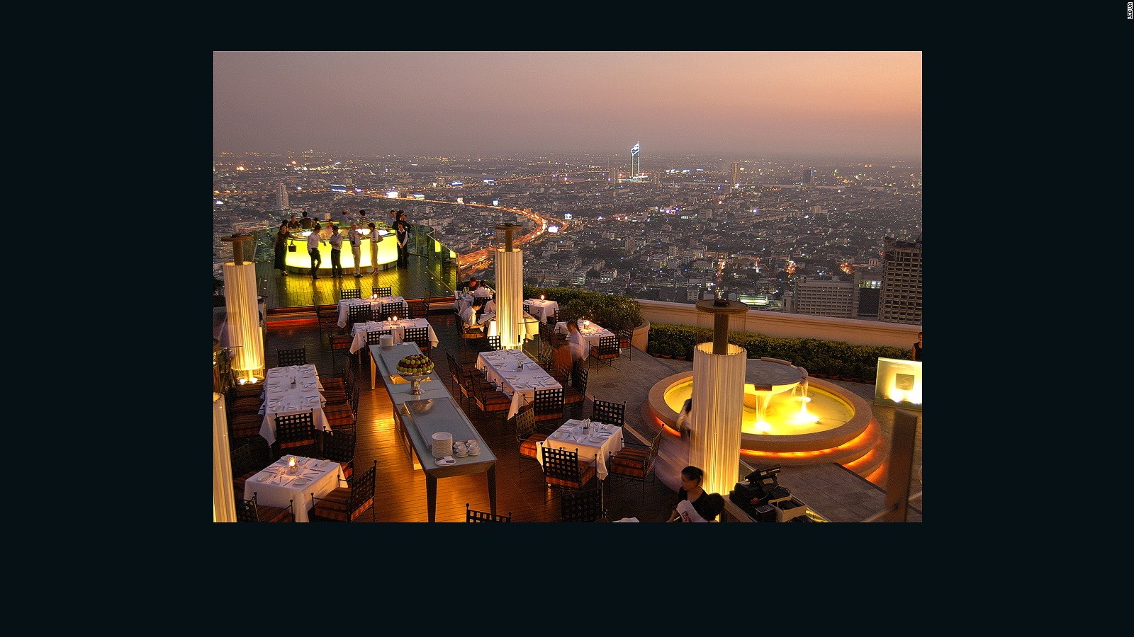 Forget the hangover, concentrate on the view.