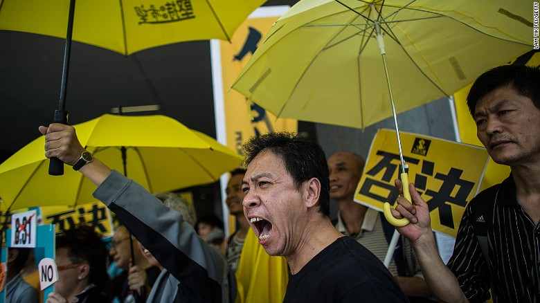 Hong Kong legislators refuse to back Beijing reforms - CNN.com