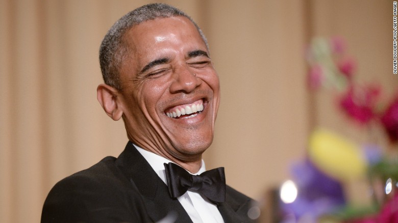 President Barack Obama attends the annual White House Correspondent&#39;s Association Gala at the Washington Hilton hotel April 25, 2015 in Washington, D.C. 