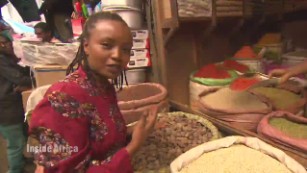 Shopping for herbs and spices in Ethiopia