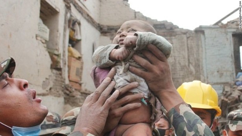 Nepali soldiers had given up their search on Saturday night but returned when Sonit&#39;s father heard cries.