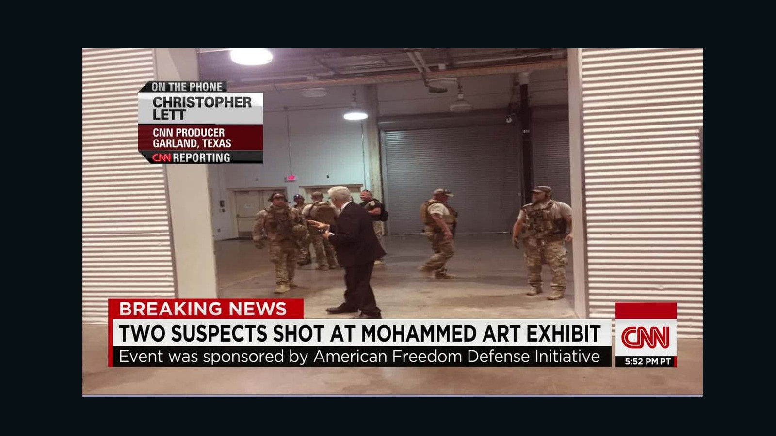 Police: Two shot at free speech event in Texas