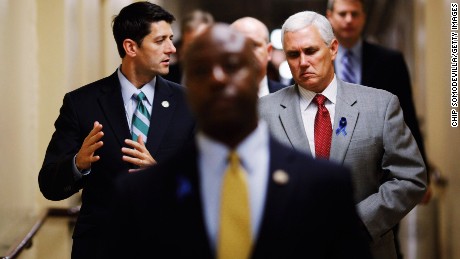 Pence declines three times to back Paul Ryan for speaker