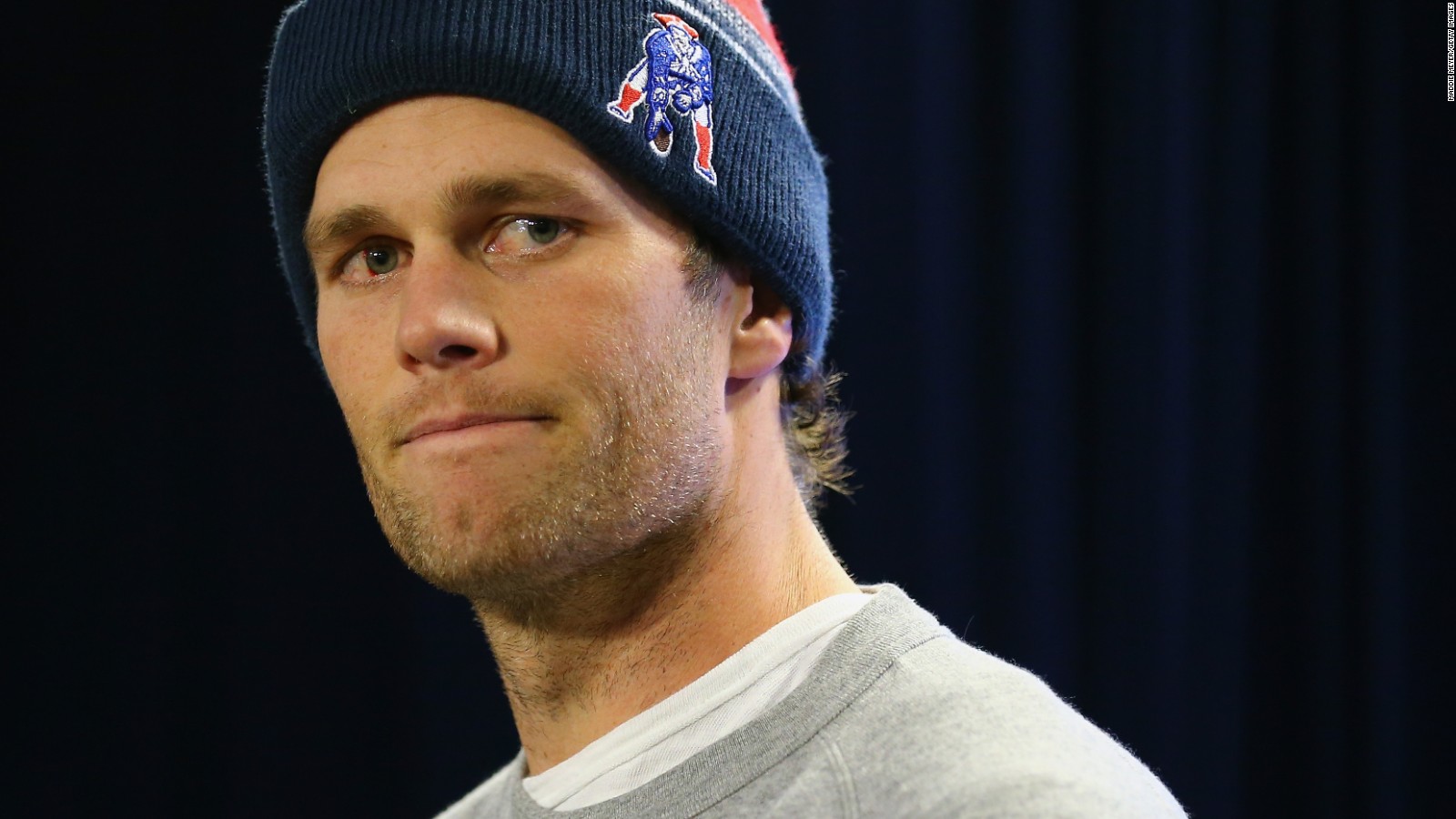 Tom Brady at a January 2015 news conference.