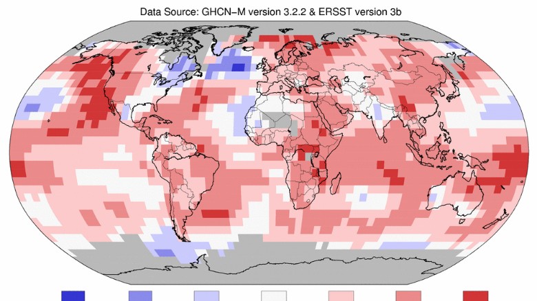 March 2015 is the hottest March globally on record
