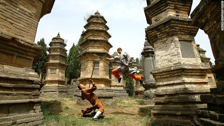 The original hometown of Chinese martial arts, the Shaolin Temple in Henan province is set in the forests of the picturesque Song Mountain, and now a bona fide tourism hot spot. 