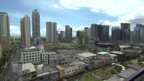 A view of Manila&#39;s budding skyline