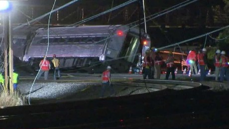 Amtrak train thought to be going 100 mph - CNN.com