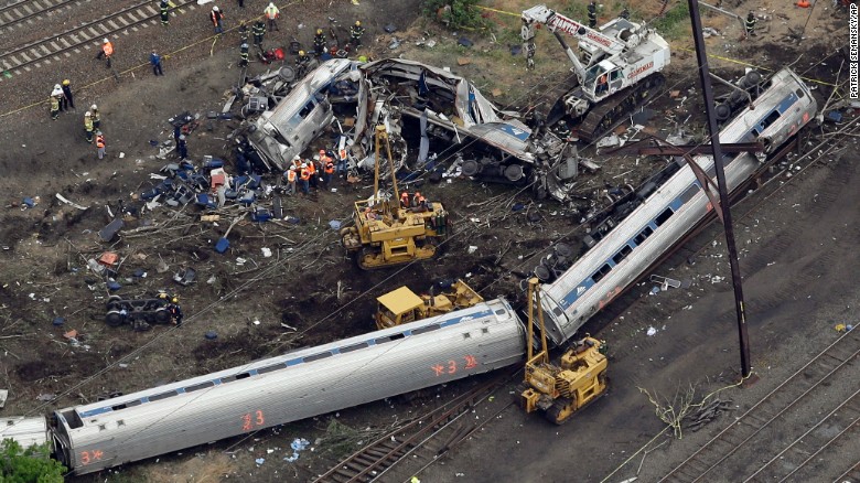 Amtrak train thought to be going 100 mph - CNN.com