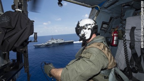 US destroyer sails in South China Sea to make a point