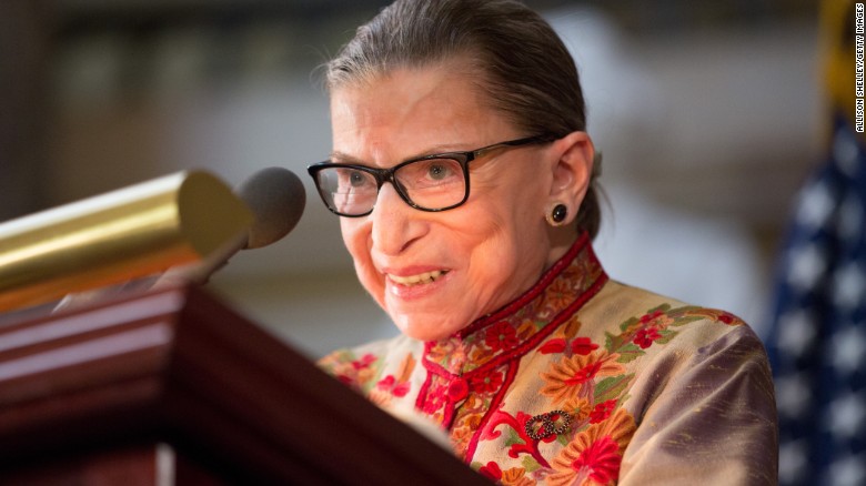 At 82 and visibly stooped, U.S. Supreme Court Justice Ruth Bader Ginsburg remains a strong force with no sign of slowing down.