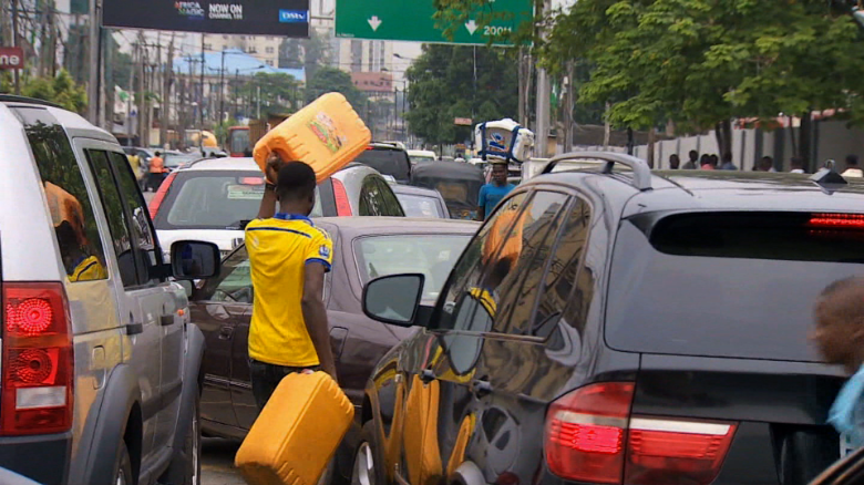 Fuel shortage causing long lines in Nigeria