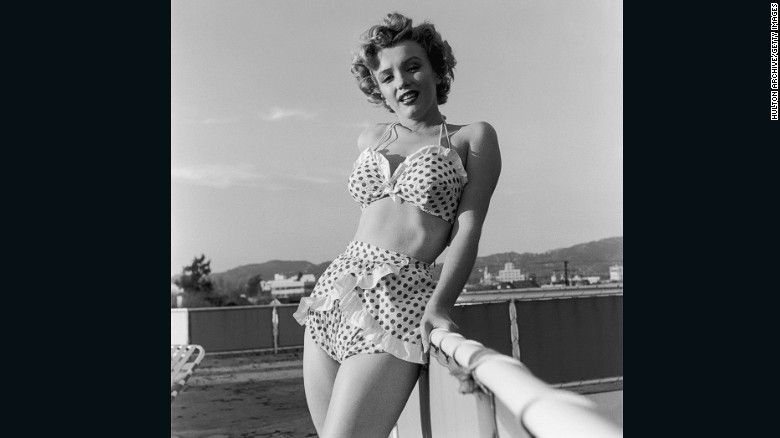Two-pieces from the 1950's were built to enhance -- or create -- the hourglass silhouette that was coveted at the time.