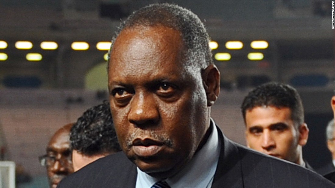 <a href="http://cnn.com/2010/SPORT/football/11/30/football.fifa.panorama.ioc/">Issa Hayatou from Cameroon (pictured) is one of three FIFA officials</a> -- the others Nicolas Leoz from Paraguay and Ricardo Teixeira from Brazil -- who are named in a BBC program which alleges they took bribes from the International Sports and Leisure (ISL) marketing company who secured World Cup rights in the 1990s. A day later, Hayatou says he is considering legal action against the BBC. All three would have voted on the hosts for the 2018 and 2022 World Cups. The International Olympic Committee's Ethics Commission later looks into the claims against Hayatou -- as he was an IOC member. <a href=". http://www.olympic.org/Documents/Commissions_PDFfiles/Ethics/Ethics-2011-10-03-decision-recommendation-Issa-Hayatou-Eng.pdf" target="_blank">It finds he had personally received a sum of money from</a> ISL as a donation to finance the African Football Confederation (CAF)'s 40th anniversary and recommends he be reprimanded. <a href="http://cnn.com/2013/04/30/sport/football/blatter-fifa-havelange-bribery-football/">In 2013, an internal investigation finds Leoz and Teixeira accepted illegal payments from ISL</a> but says the acceptance of bribe money was not punishable under Swiss law at the time. Its report says that as both have resigned their positions with FIFA further steps over "the morally and ethically reproachable conduct of both persons" are superfluous. 