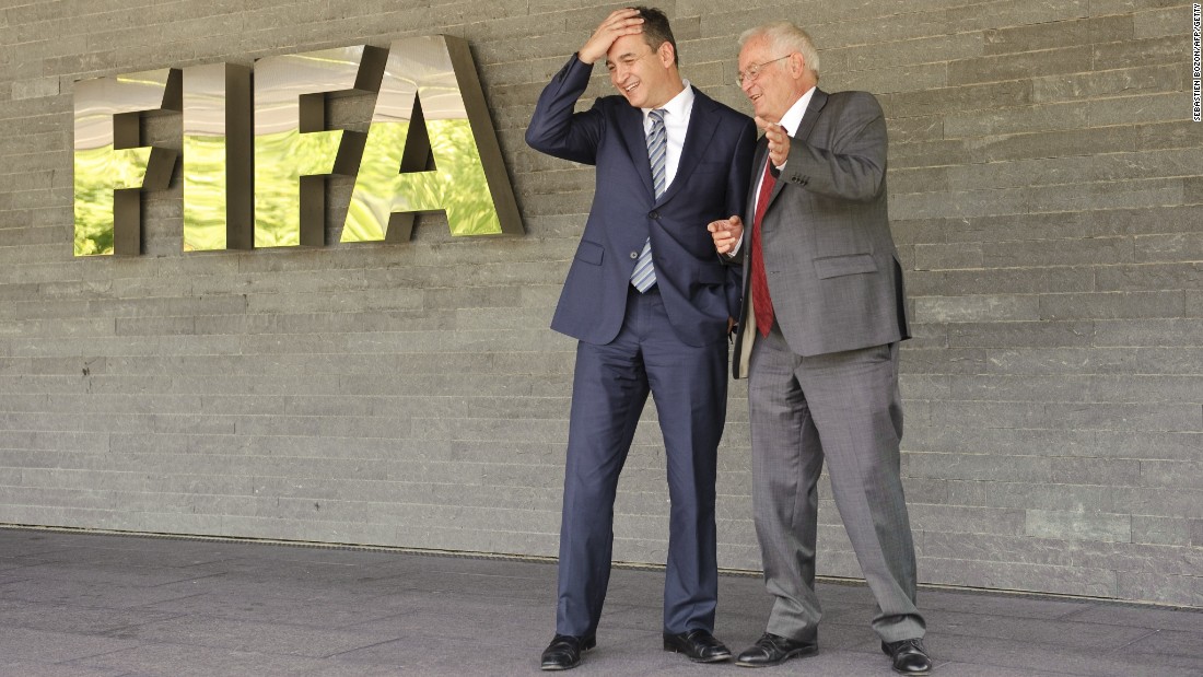 Sepp Blatter <a href="http://cnn.com/2012/07/17/sport/football/football-fifa-ethics-corruption/">announces that former U.S. attorney Michael J Garcia and German judge Hans-Joachim Eckert (pictured) have joined FIFA</a> to probe allegations of wrongdoing. Their first task will be to investigate a Swiss court document after an <a href="http://cnn.com/2012/07/11/sport/football/football-havelange-teixeira-fifa-bribes/">investigation into alleged illegal payments made by FIFA marketing partner ISL to former FIFA president Joao Havelange</a> and former executive committee member Ricardo Teixeira. However, they will also investigate old cases -- including the process surrounding the decision to award the 2018 and 2022 World Cups to Russia and Qatar. Meantime, Mohamed Bin Hamman is again suspended over new corruption allegations by the Asian Football Confederation (AFC), which he used to lead. Bin Hammam says he is innocent but <a href="http://www.fifa.com/governance/news/y=2012/m=12/news=mohamed-bin-hammam-resigns-from-football-banned-for-life-1973422.html" target="_blank">in December 2012 he resigns all his football positions after a FIFA report finds him guilty of violating the conflict of interest clauses </a>in its Code of Ethics and bans him from all football-related activity for life. 