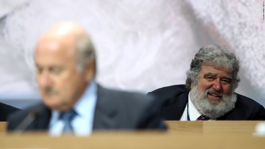 <a href="http://cnn.com/2013/05/06/sport/football/football-fifa-suspend-executive-committee-member-chuck-blazer/">FIFA's Ethics Committee suspends outgoing executive committee member Chuck Blazer (pictured back right) </a>for 90 days "based on the fact that various breaches of the Code of Ethics appear to have been committed" by the American. Blazer is former general secretary of CONCACAF, the body which governs football in North and Central America and the Caribbean, and his suspension follows a report by its integrity committee. Blazer denies any wrongdoing.