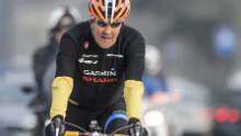 Kerry rides his bike on March 16, during a break in talks in Lausanne, Switzerland, about Iran's nuclear program.