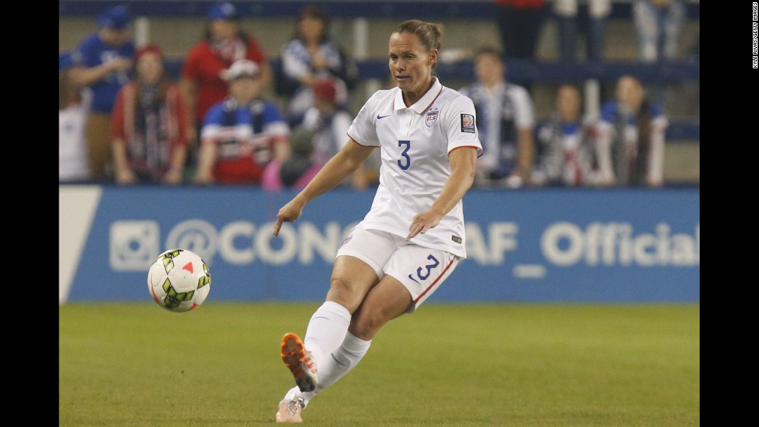 Central defender Christie Rampone will turn 40 during the tournament, and she was on the U.S. team when it last won the World Cup in 1999. She has played in four World Cups and four Olympics, winning three gold medals along the way. Only one player -- man or woman -- has played more matches for their country than Rampone: American Kristine Lilly, who retired several years ago.