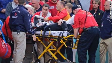 Baseball fan fights for life