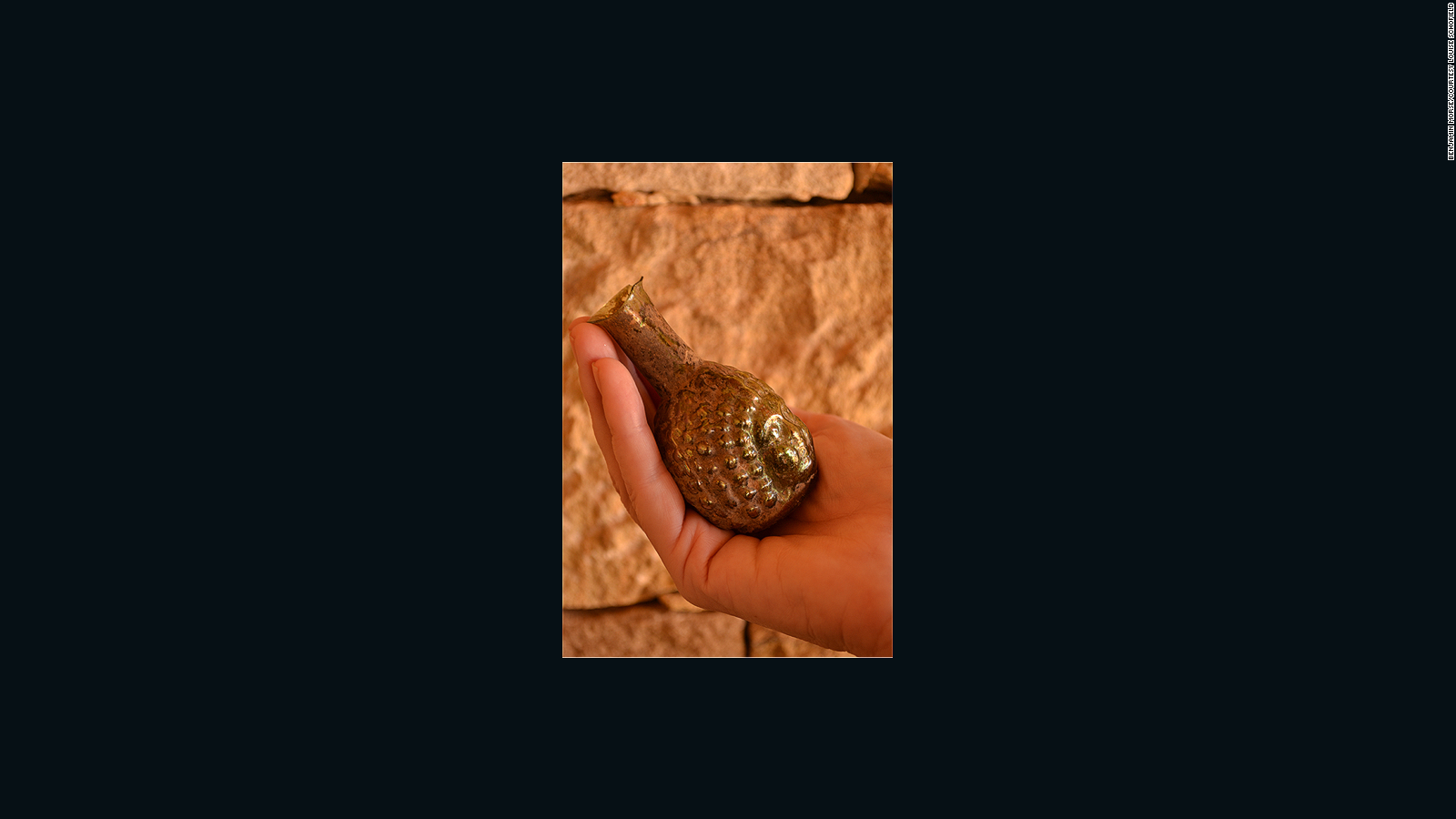 Schofield also uncovered a Roman-era perfume flask