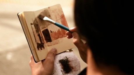 Painting beautiful animated films