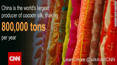 China is the birthplace of silk.