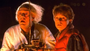 A still from Back to the Future.