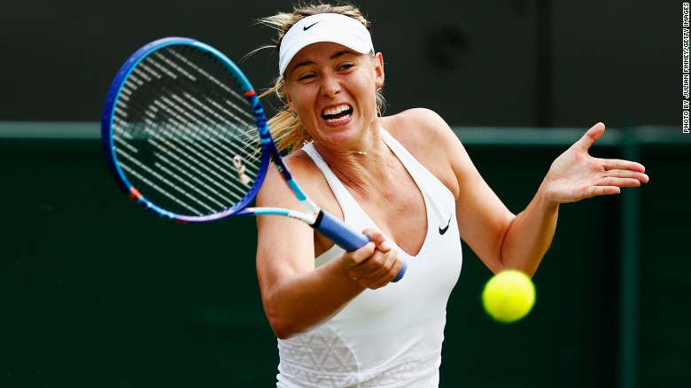 Maria Sharapova moved into the third round at Wimbledon on Wednesday by crushing Dutch qualifier Richel Hogenkamp on another steamy day in London. 