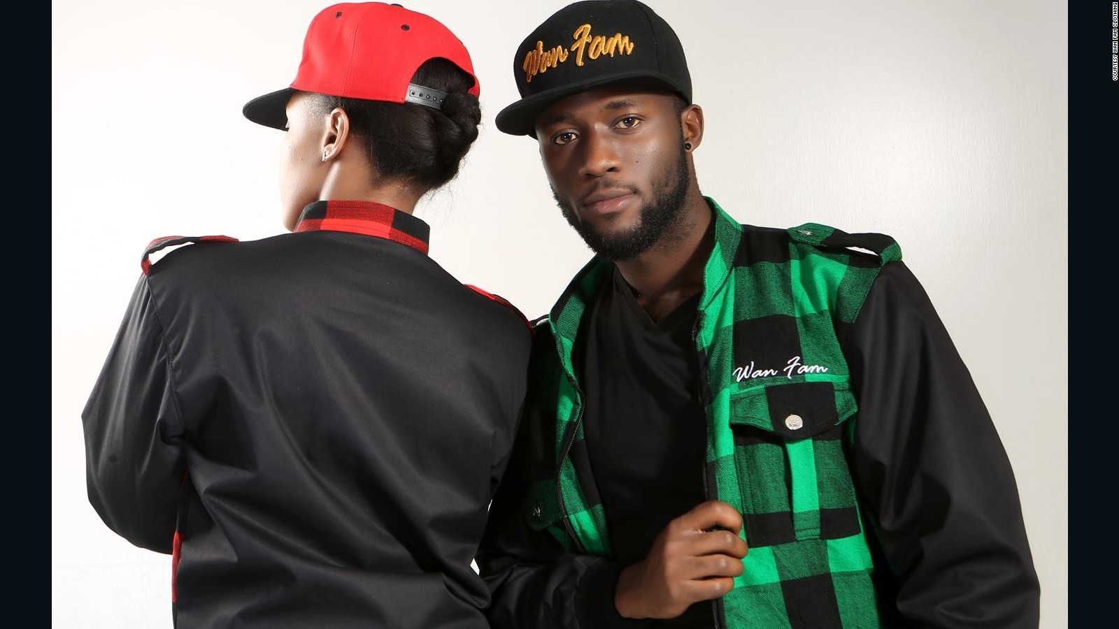 Wan Fam Clothing makes urban garments inspired by traditional Maasai cloth called shuka.